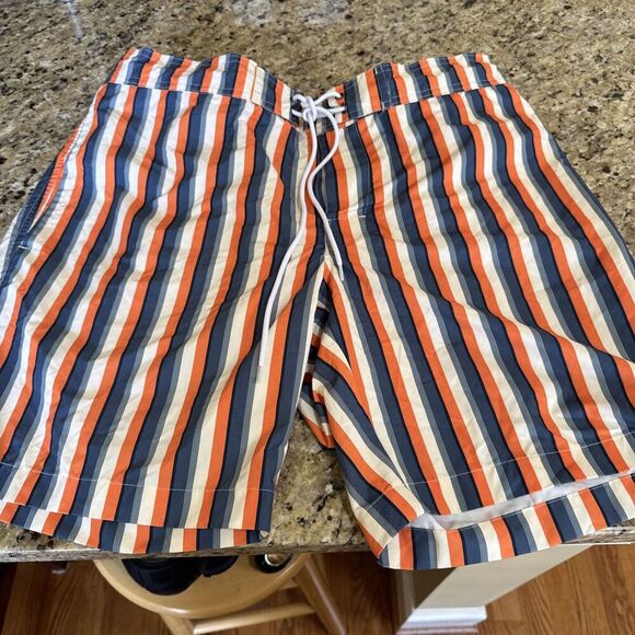 St. John's Bay Mens XXL Elastic Drawstring Waist Swim Shorts Trunks - Picture 1 of 9